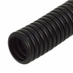 Труба гофрированная пластиковая полипропилен (pp) черный 7.2мм/5мм 350Н -45-115°C IP66 устойчива к УФ ПРОМРУКАВ Без серии