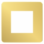 Рамка 1гн металл золото/крем Unica STUDIO NEW Schneider Electric (10)