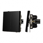Механизм выключателя двухклавишный проходной SWT-TENDO-MKP2-PL-BK (230V, 10A) (Arlight, Черный) Механизм выключателя двухклавишный проходной SWT-TENDO-MKP2-PL-BK (230V, 10A) (Arlight, Черный)