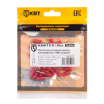 Наконечник кабельный штыревой круглый изолированный НШКИ 1.5–12 (30 шт) (КВТ) Наконечник кабельный штыревой круглый изолированный НШКИ 1.5–12 (30 шт) (КВТ)