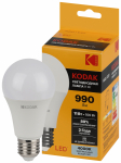 Лампа светодиод 11Вт груша A60 Е27 4000К 990Лм A60-11W-840-E27 Kodak (1/10)