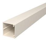 Кабель-канал WDK 60x60x2000 мм (с крышкой) ПВХ кремовый RAL9001