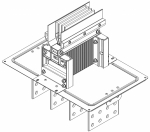 Секц. флан. Тип1 5000А Al 3L+N+PER IP55 тран. IEK