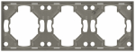 Рамка для розеток и выключателей ЭРА Arktik 16-5003-07 на 3 поста титан Рамка для розеток и выключателей ЭРА Arktik 16-5003-07 на 3 поста титан