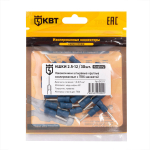 Наконечник кабельный штыревой круглый изолированный НШКИ 2.5–12 (30 шт) (КВТ) Наконечник кабельный штыревой круглый изолированный НШКИ 2.5–12 (30 шт) (КВТ)