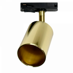 Светильник трековый под лампу GU10 золото (компактный адаптор) 230V IP20 PTR 26 Jazzway