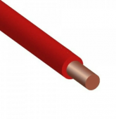 Провод установочный ПуВ-нг(А)-LS 1х6  красный ГОСТ (фасовка) ТКЗ Энерго