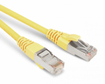 Hyperline PC-LPM-STP-RJ45-RJ45-C6-1M-LSZH-YL Патч-корд F/UTP, экранированный, Cat.6, LSZH, 1 м, желтый