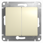 Выключатель 2кл с/у крем механизм Glossa Systeme Electric (1/20/160) Выключатель 2кл с/у крем механизм Glossa Systeme Electric (1/20/160)