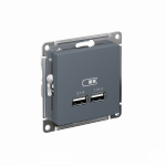 Розетка 2гн USB+USB с/у грифель механизм AtlasDesign Systeme Electric (1) Розетка 2гн USB+USB с/у грифель механизм AtlasDesign Systeme Electric (1)