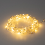 Гирлянда светодиод нить Жемчуг на батарейках 1,9м желтая ЕGNIG IP20- ZH  20LED ЭРА