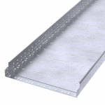 Лоток перфорированный Профи INOX (AISI 316) 600х100х3000 (1,5 мм) (6 м/уп) Промрукав