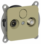 FLITE Роз. 2-я TV+SAT экр. проходная РТВс-2-1-2-ФлО ол. IEK FLITE Роз. 2-я TV+SAT экр. проходная РТВс-2-1-2-ФлО ол. IEK