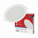 Панель светодиодная встраиваемая круглая RLP-VC 5065WH 50Вт 230В 6500К 4000Лм 295мм белая IP40 IN HOME