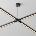 Technical Х-образный вертикальный коннектор для системы Shelf с вводом питания