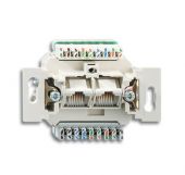 Мех-м UAE/IAE (ISDN)-разъём с/у rj45 8(8) пластик серый IP20 ABB Busch-Jaeger механизмы