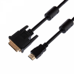 Шнур  HDMI - DVI-D  gold  1.5М  с фильтрами  REXANT