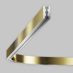 Радиусный коннектор для шинопровода Flarity латунь