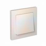 Выключатель 1кл с/у жемчуг в сборе AtlasDesign Systeme Electric (10/10)