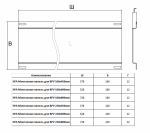 Монтажная панель для ВРУ 220х450 мм ЭРА mp_v22.4 оцинкованная сталь