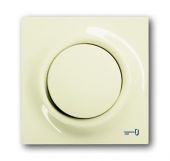 Клавиша одинарная нажимная (кнопка) для выкл-ля/кнопки символ «ключ/дверь» пластик бежевый глянцевая IP20 ABB Impuls