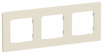 Рамка 3гн сливочный РУ-3-К-ФлСл FLITE IEK (1/100)