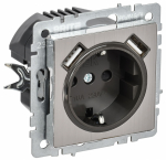 BRITE Роз. с з/к/ш 16А USB A+A 2,1А РЮш10-1-БрГН мет х/н IEK BRITE Роз. с з/к/ш 16А USB A+A 2,1А РЮш10-1-БрГН мет х/н IEK