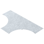 Крышка Т-образной секции TD 400 R5 FT, для лестничных лотков, R=500 мм, B=400 мм, сталь, горячий цинк Крышка Т-образной секции TD 400 R5 FT, для лестничных лотков, R=500 мм, B=400 мм, сталь, горячий цинк