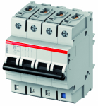 Автоматический выключатель (автомат) 4-полюсный (4P) 50А хар. D 10кА ABB S400
