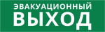 Пиктограмма ДСО-IP65-Н "Эвакуационный Выход"