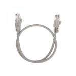 Шнур коммутационный патч-корд U/UTP, CAT 5e, RJ45-RJ45, 26AWG, PVC, серый, 0,5м REXANT Шнур коммутационный патч-корд U/UTP, CAT 5e, RJ45-RJ45, 26AWG, PVC, серый, 0,5м REXANT