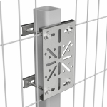 Комплект крепление монтажной пластины к опорам ограждений HDZ Промрукав Комплект крепление монтажной пластины к опорам ограждений HDZ Промрукав