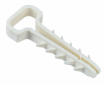 Дюбель-хомут 6х14мм плоск. каб. нейл. белый (25шт/упак) IEK Дюбель-хомут 6х14мм плоск. каб. нейл. белый (25шт/упак) IEK