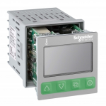 ТЕМП. КОНТ., 48 x 48, УНИВ. ВХ., 1 АВАР. ВЫХ., 2 ТТР, MODBUS, 24 V AC\DC