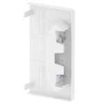 Заглушка торцевая кабельного канала Rapid 80, 70x130 мм, ПВХ, белый