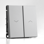 Выключатель управления жалюзи 2кл с/у алюминий механизм ArtGallery Systeme Electric (1/5/20)