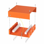 Коробка металлическая огнестойкая 70-0391-FR6.0-28 Е15-Е120 200х200х50 Промрукав