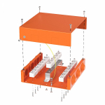 Коробка металлическая огнестойкая 70-0391-FR6.0-38 Е15-Е120 200х200х50 Промрукав