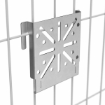 Монтажная пластина на 3Д-забор для крепления ЭМК Промрукав Монтажная пластина на 3Д-забор для крепления ЭМК Промрукав