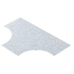 Крышка Т-образной секции TD 600 R5 FT, для лестничных лотков, R=500 мм, B=600 мм, сталь, горячий цинк Крышка Т-образной секции TD 600 R5 FT, для лестничных лотков, R=500 мм, B=600 мм, сталь, горячий цинк