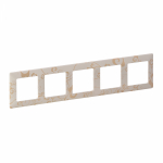 Рамка 5гн ампир крем Valena LIFE Legrand Рамка 5гн ампир крем Valena LIFE Legrand