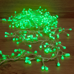 Гирлянда "Мишура LED" 6 м прозрачный ПВХ, 576 диодов, цвет Зеленый Neon-Night (1/1/5)