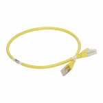 П-корд S/FTP 6а PVC 0,5м желт.