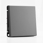 Переключатель 1кл промеж с/у сталь механизм ArtGallery Systeme Electric (1/5/20)