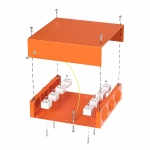 Коробка металлическая огнестойкая 70-0391-FR10.0-16 Е15-Е120 200х200х50 Промрукав