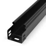 Лоток неперфорированный Стандарт 50х50х3000 (0,7 мм) RAL 9005 (36 м/уп) Промрукав