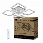 Светильник светодиодный ELEGANT ARIS-W-BG 90Вт 230В 3000-4000-6500K 7000Лм 600х600х110мм ПУ белый IN HOME