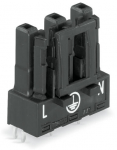 Розетка для печатных плат прямые 3-пол. Код. A черные WINSTA® MIDI 770-803