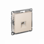 Розетка 1гн комп RJ45 с/у крем механизм кат.6А AtlasDesign Systeme Electric Розетка 1гн комп RJ45 с/у крем механизм кат.6А AtlasDesign Systeme Electric