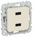 FLITE Роз. USB AA 2,1А РЮ-2-ФлСл сл IEK FLITE Роз. USB AA 2,1А РЮ-2-ФлСл сл IEK